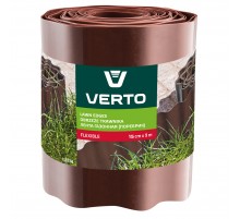Садовый бордюр VERTO 15G514, 9 м x 15 см, коричневый, гибкий и прочный