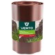 Бордюр для газонов VERTO 15G515, 9 м x 20 см, пластиковый, коричневый