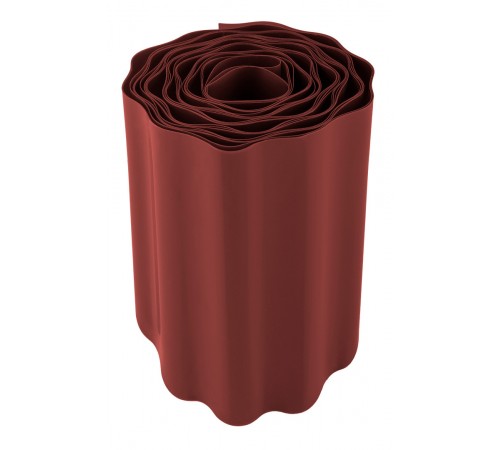 Бордюр для газонов VERTO 15G515, 9 м x 20 см, пластиковый, коричневый