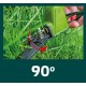 Ножницы для газона VERTO 15G301, с тефлоновым покрытием и поворотом на 90°.