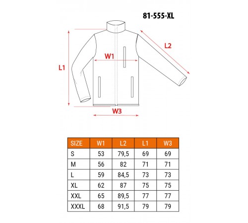 Кофта Neo Tools 81-555-XXXL, Трикотажная, Softshell