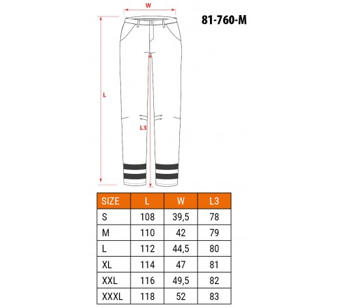 Утепленные рабочие брюки Neo Tools 81-760-XXXL