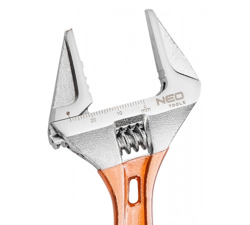 Разводной ключ Neo Tools 03-023, 155 мм, CrV-сталь, диапазон 0-28 мм