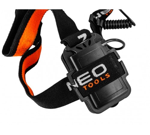 Аккумуляторный налобный фонарь Neo Tools 99-200, 3 режима, зум