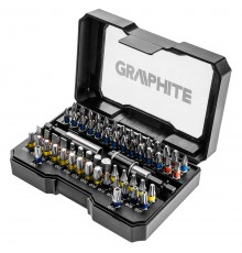 Набор сменных бит Graphite 56H600 для шуруповерта, универсальный комплект