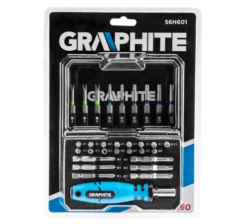Набор бит GRAPHITE 56H602 для бытовой техники, отвертка в комплекте