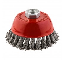Щітка дротяна чашкова 100 мм x М14, INOX
