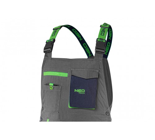 Рабочий полукомбинезон Neo Tools 81-247 PREMIUM, 100% хлопок XS