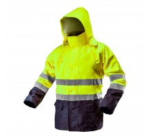 Рабочая куртка Neo Tools 81-720 с повышенной видимостью, водостойкая, Oxford 300D XL