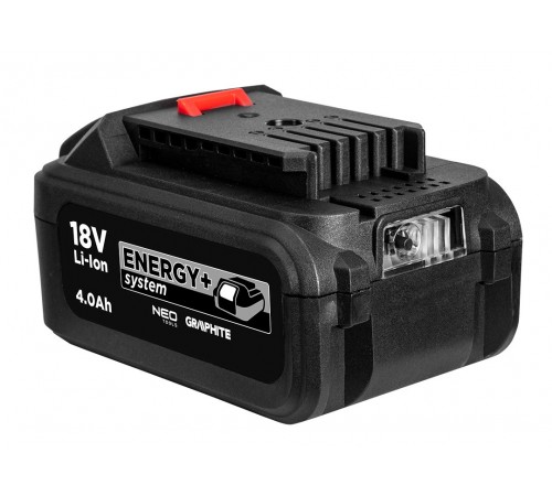 Аккумуляторная батарея Graphite 58G004 Energy+ 18 В, Li-Ion, емкостью 4,0 Ач