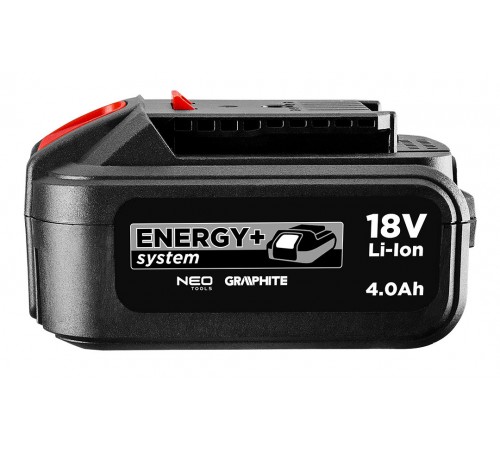 Аккумуляторная батарея Graphite 58G004 Energy+ 18 В, Li-Ion, емкостью 4,0 Ач