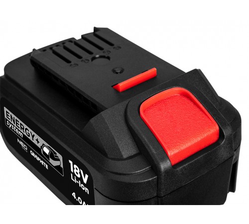 Аккумуляторная батарея Graphite 58G004 Energy+ 18 В, Li-Ion, емкостью 4,0 Ач
