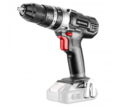 Аккумуляторная ударная дрель-шуруповерт Graphite 58G010 18 В, Li-Ion, 55 Нм (Без АКБ)