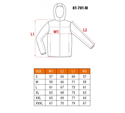 Куртка Neo Tools 81-701 Softshell повышенной видимости, водо- и ветронепроницаемая XXXL