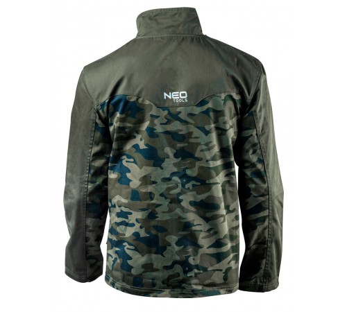 Рабочая куртка Neo Tools 81-211 CAMO, хлопок и полиэстер XXL