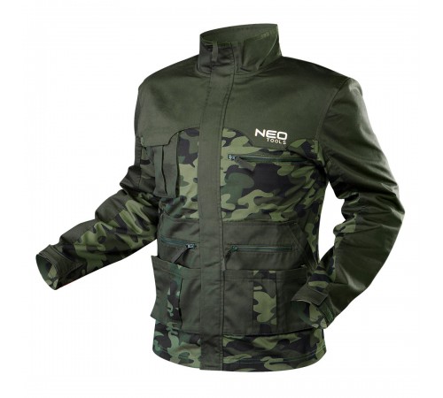 Рабочая куртка Neo Tools 81-211 CAMO, хлопок и полиэстер XXXL