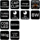 LED налобный фонарь Neo Tools 99-115 500 лм с сенсором и красным светом
