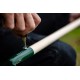 Черенок деревянный из бука VERTO 15G063, 28 мм × 1300 мм для граблей и садового инструмента